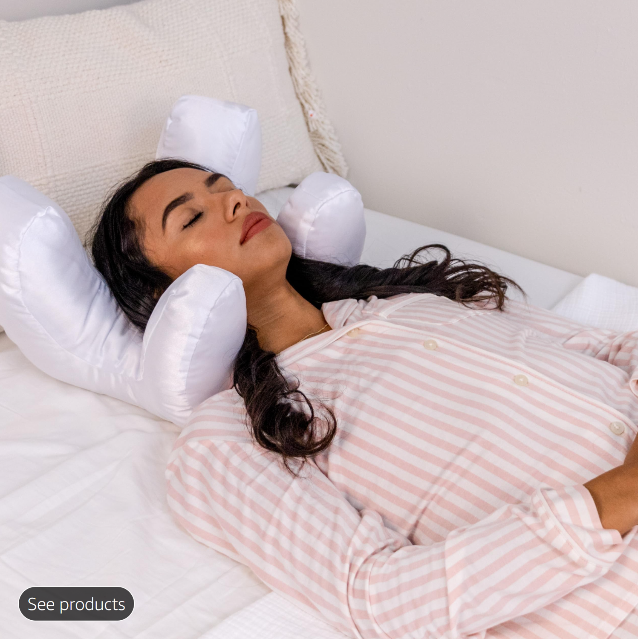 Soft Lift Pillow | White - Silk